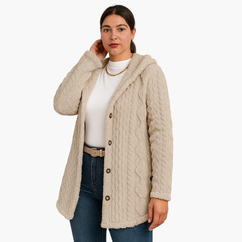 Damskikardiganzkapturemguzikamiidlugimrekawem_3 - Savolka