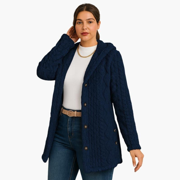 Damskikardiganzkapturemguzikamiidlugimrekawem_6 - Savolka