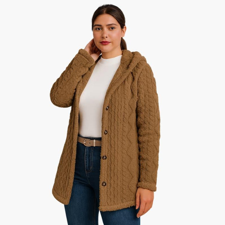 Damskikardiganzkapturemguzikamiidlugimrekawem_8 - Savolka