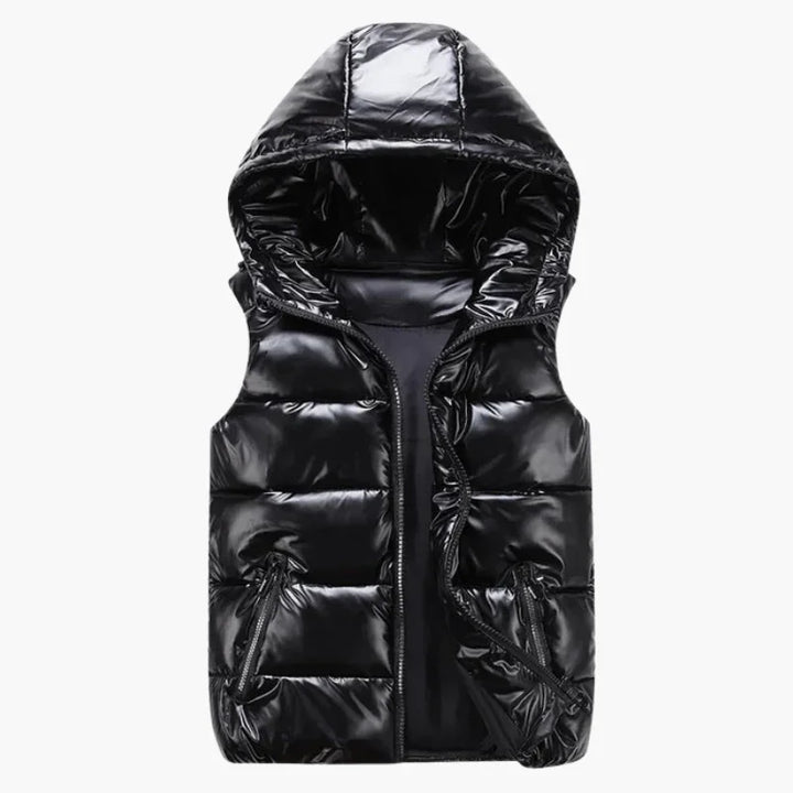 Kamizelka puchowa męska z kapturem