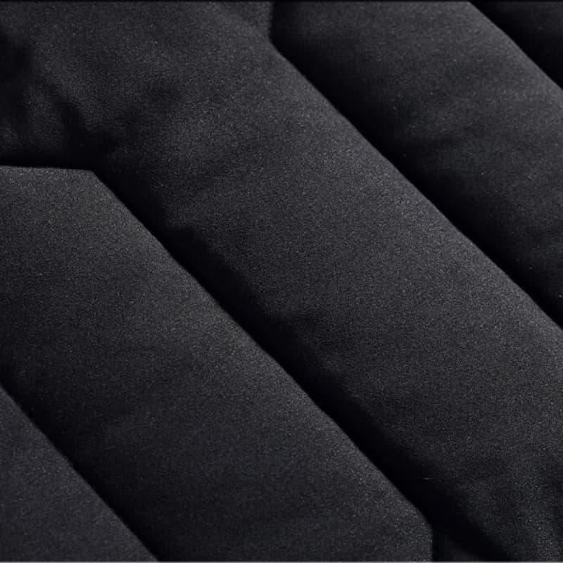 Kurtka pikowana męska z zamkiem błyskawicznym i kieszeniami bocznymi