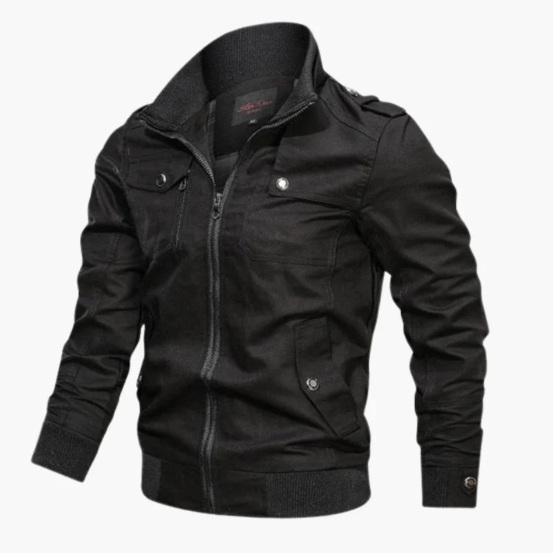 Męska przejściowa kurtka zapinana na zamek
